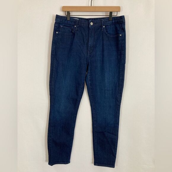 Gap 1969 Jeans Women’s 31S Blue High Rise Skinny Stretch Denim Casual 5 Pocket - Picture 2 of 12
